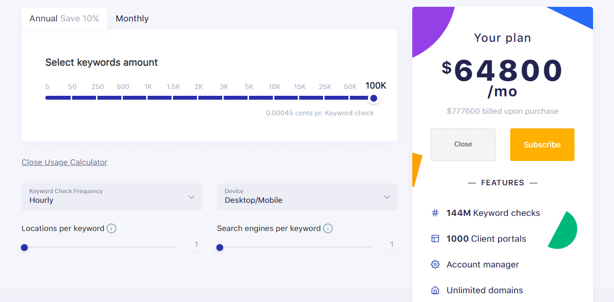 Serp tracker sales